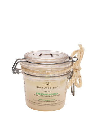 HerbSardinia Certified Organic N°24 Body Scrub with Sardinian Sea Salt & Essential Oils - EMPORIO ITALIANO