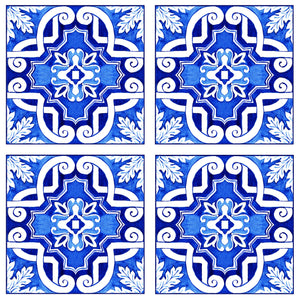 Casa Amalfi Maiolica 3-Soap Set: Blue