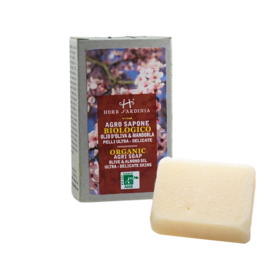 Herb Sardinia Organic Artisanal Agri-Soap Olive Oil & Almond