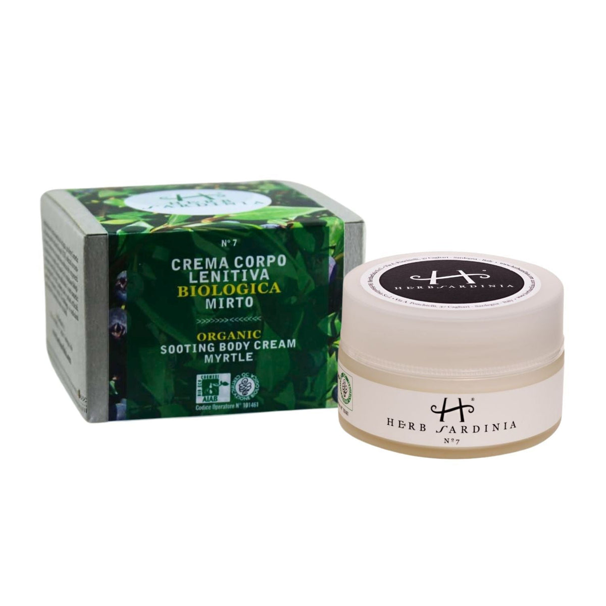Herb Sardinia Soothing Body Cream with Organic Myrtle 100 ml