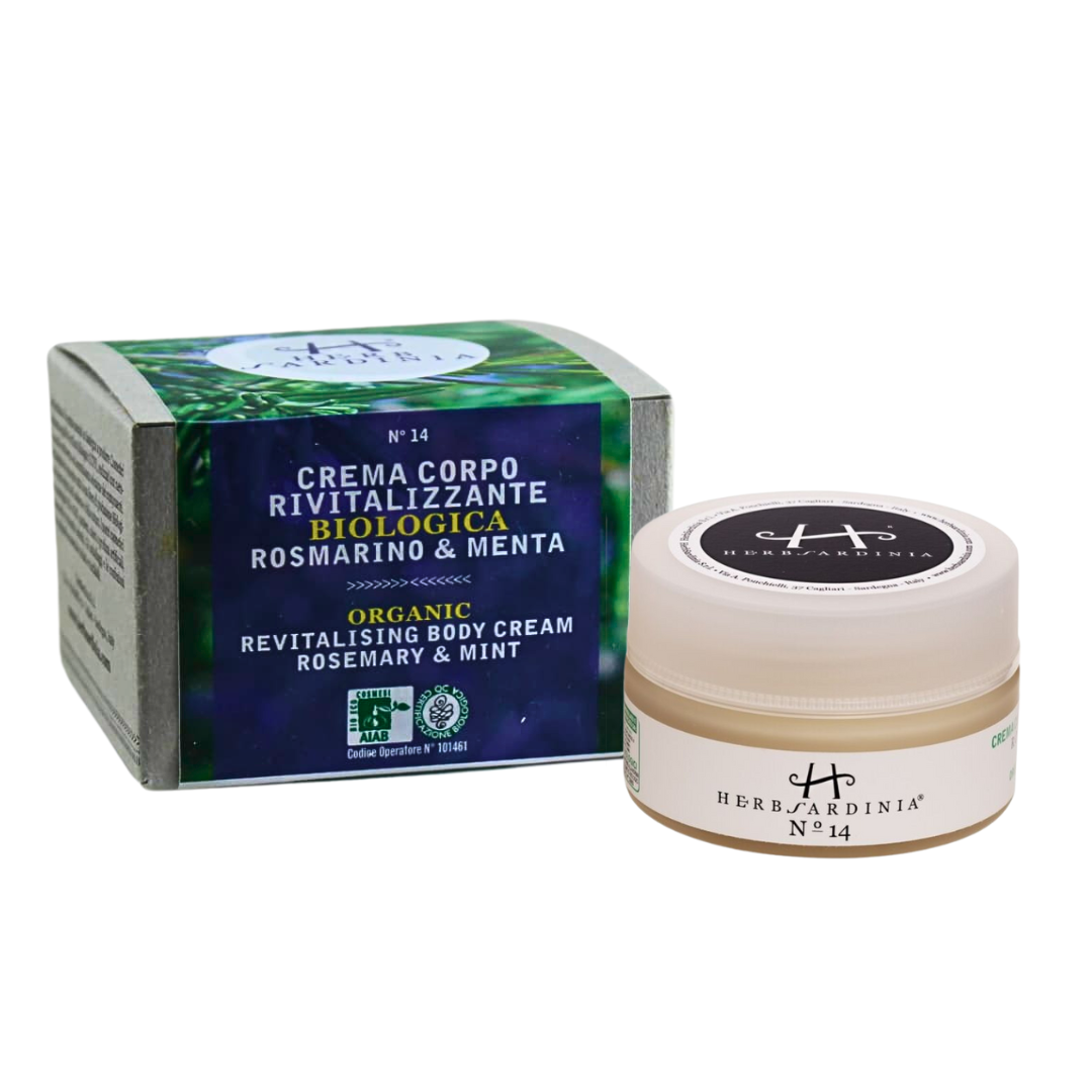 Herb Sardinia Revitalizing Body Cream with Organic Rosemary & Mint 100 ml