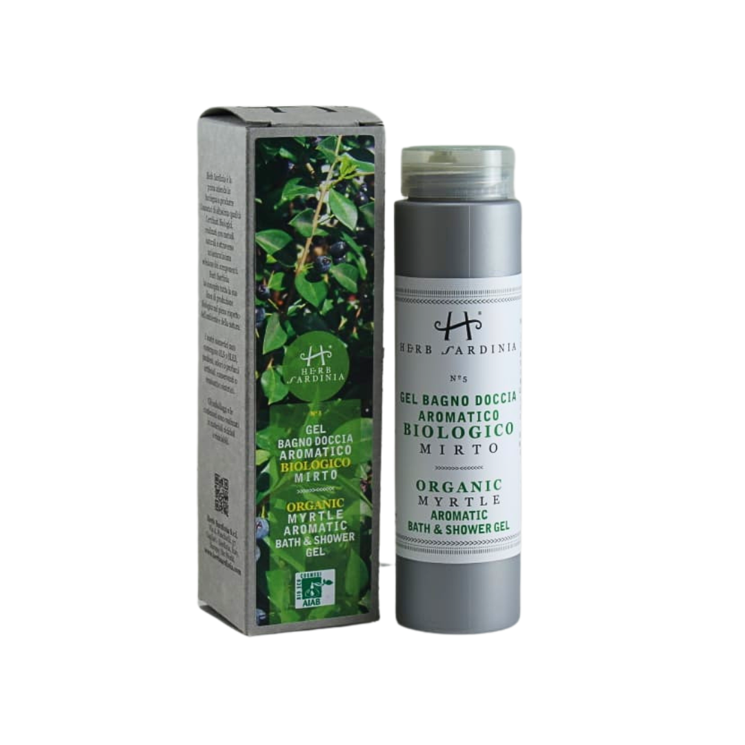 Herb Sardinia Organic Myrtle Bath & Shower Gel 200 ml