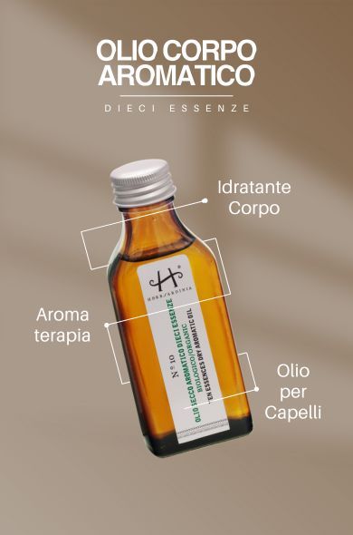 Herb Sardinia Certified Organic N°10 Ten Essences Body Massage Oil 100 ml