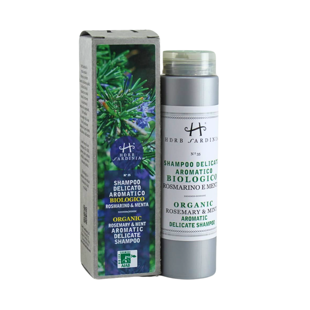 Herb Sardinia Organic Rosemary & Mint Delicate Shampoo 200 ml