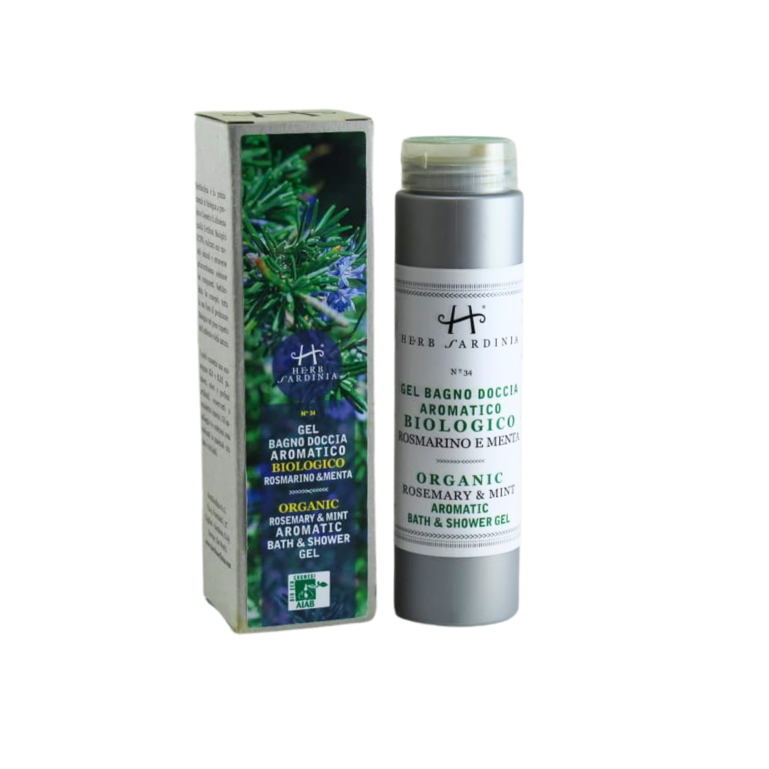 Herb Sardinia Organic N°34 Rosemary & Mint Bath & Shower Gel 200 ml