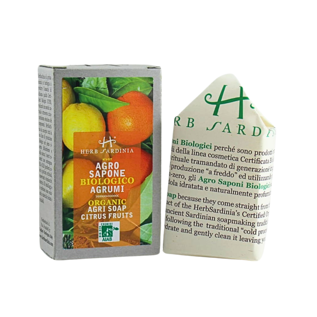Herb Sardinia Organic Artisanal Agri-Soap Citrus Fruits