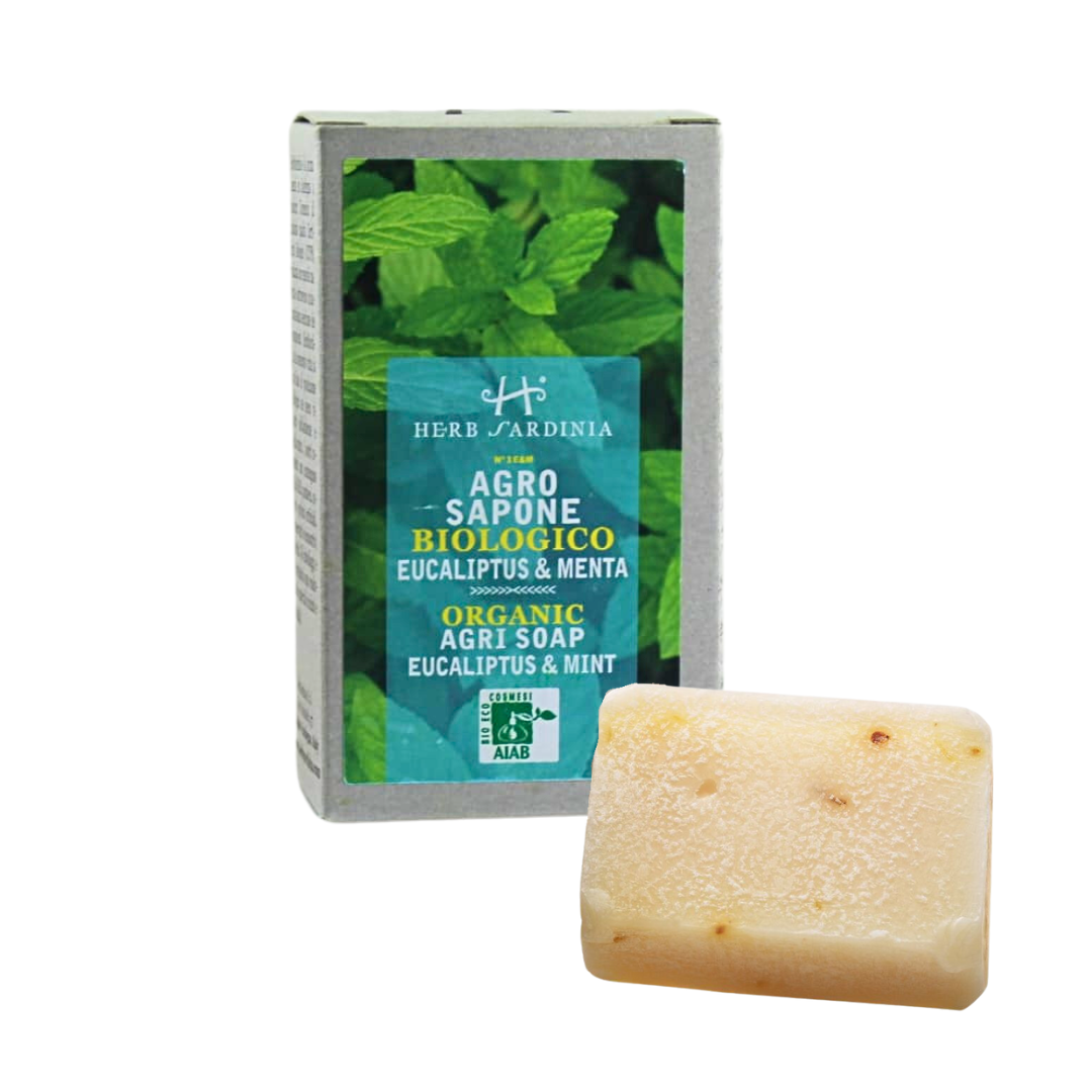 Herb Sardinia Organic Artisanal Agri-Soap Eucalyptus & Mint
