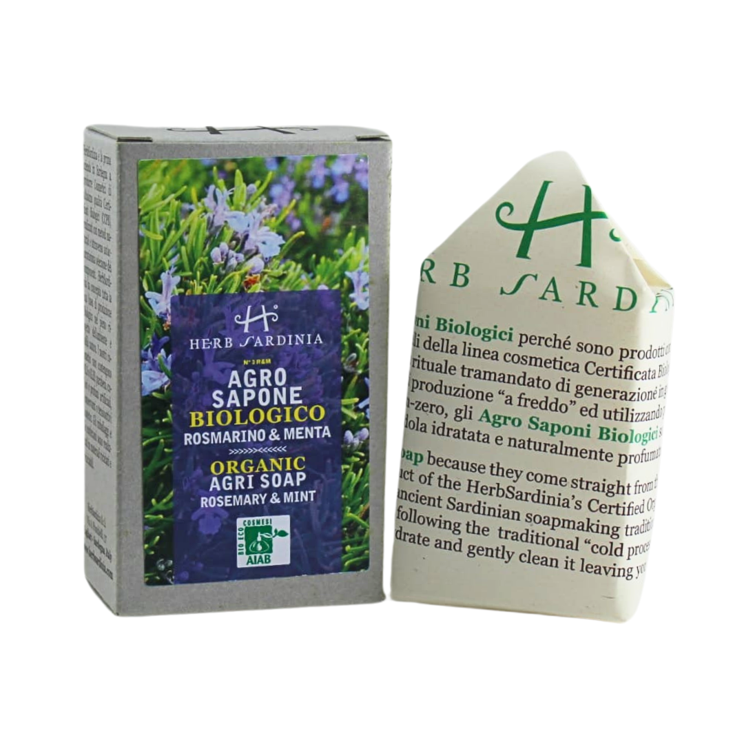 Herb Sardinia Organic Artisanal Agri-Soap Rosemary & Mint