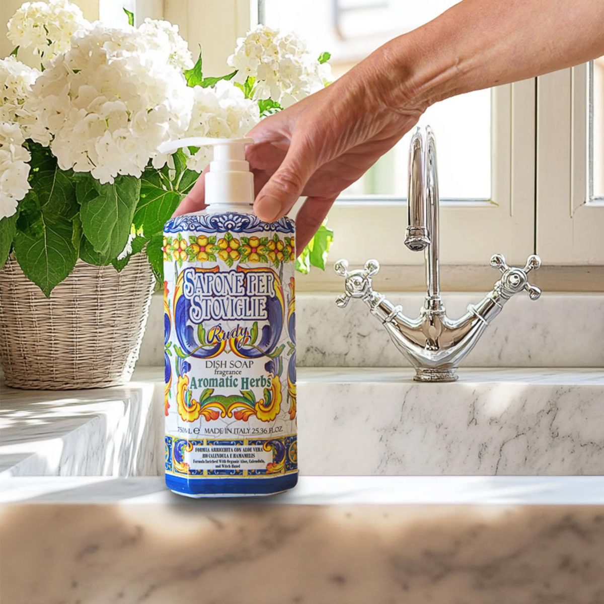 Rudy Profumi Kitchen Dish Soap Aromatic Herbs