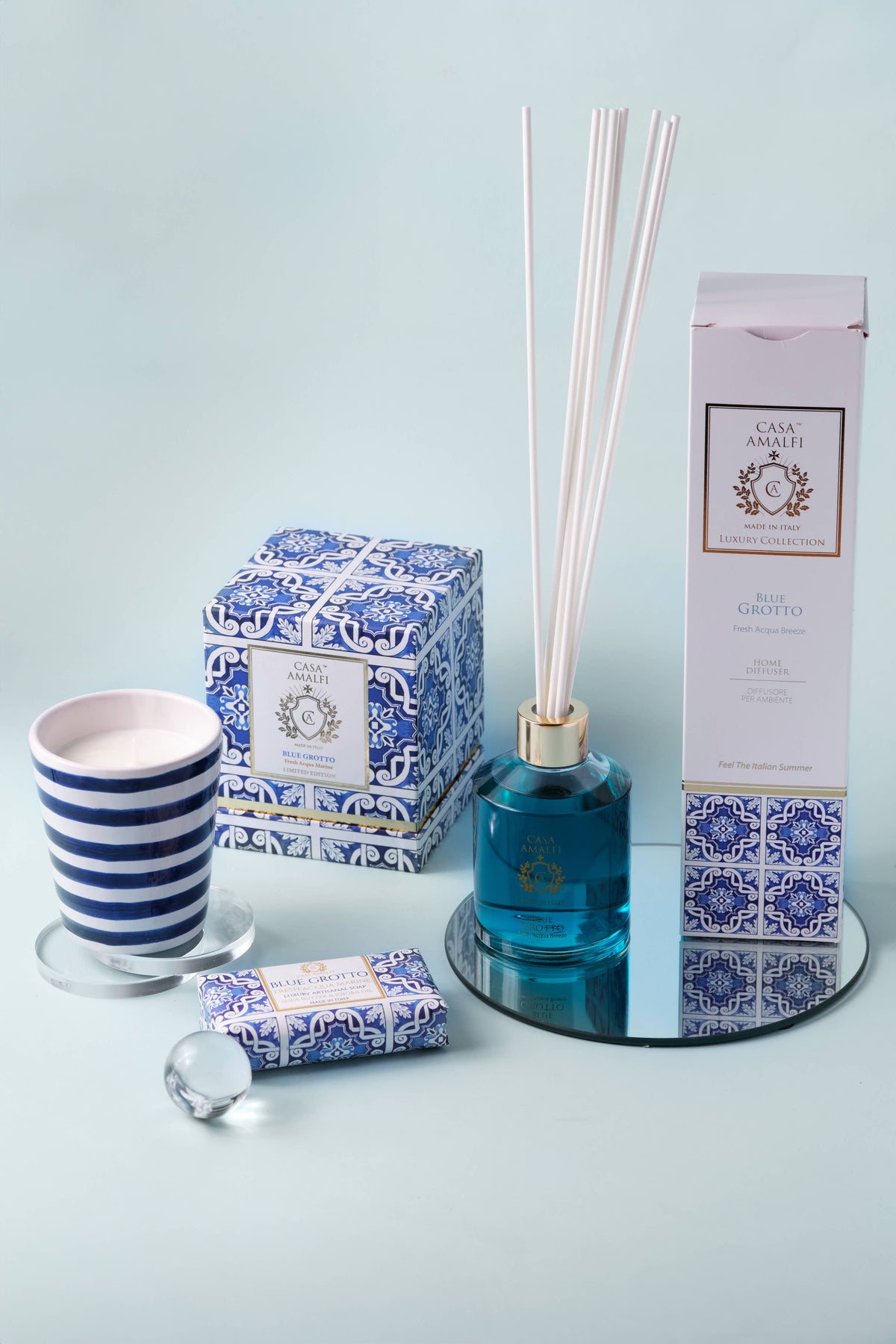 Casa Amalfi Home Fragrance Diffuser Blue Grotto - EMPORIO ITALIANO