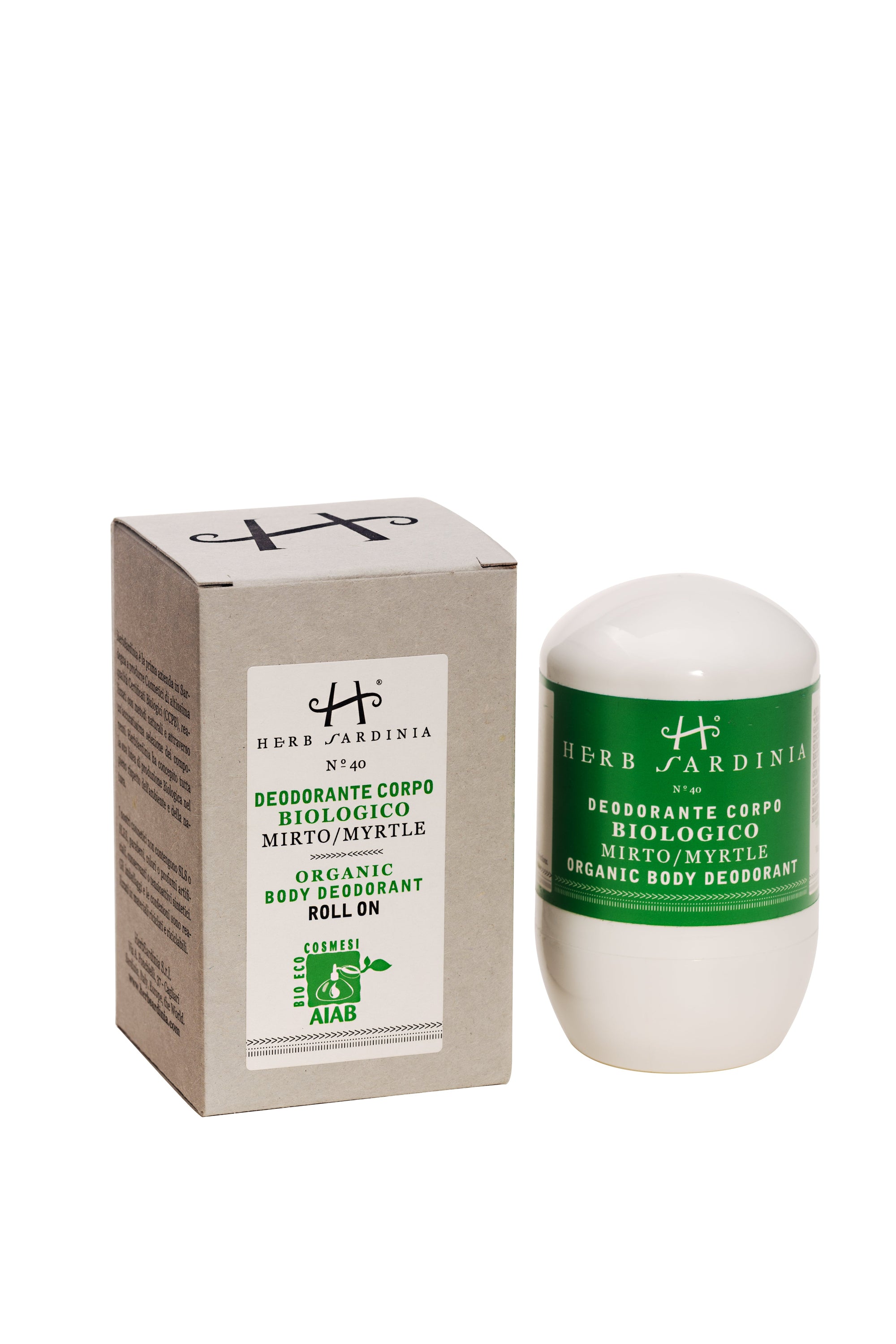 HerbSardinia Myrtle Organic Body Deodorant Roll-On 50 ml