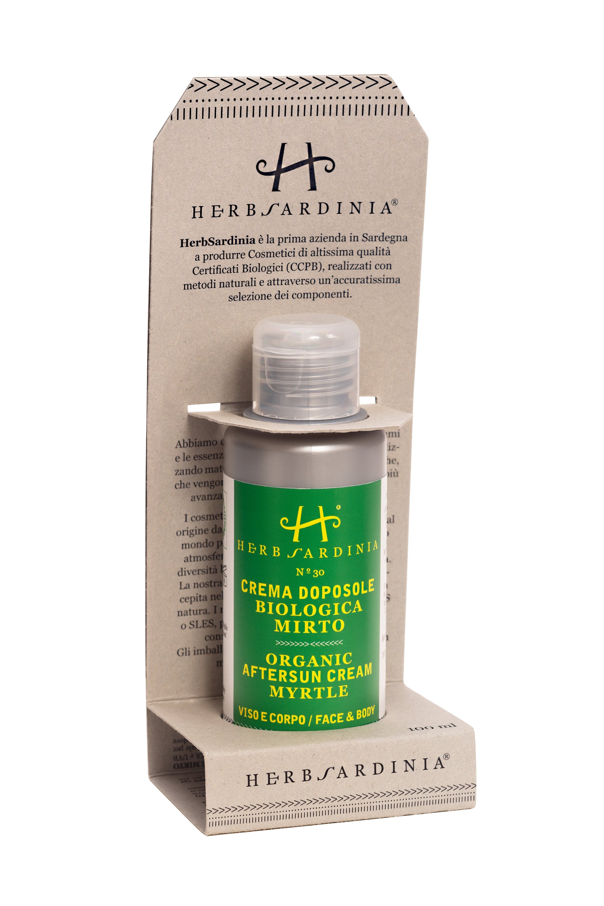 HerbSardinia Organic After-Sun Lotion with Myrtle