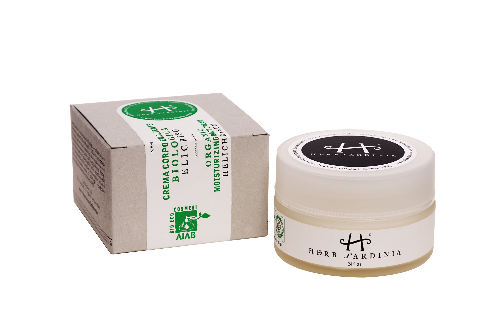 HerbSardinia Organic Helichrysum Moisturizing Body Cream 100 ml