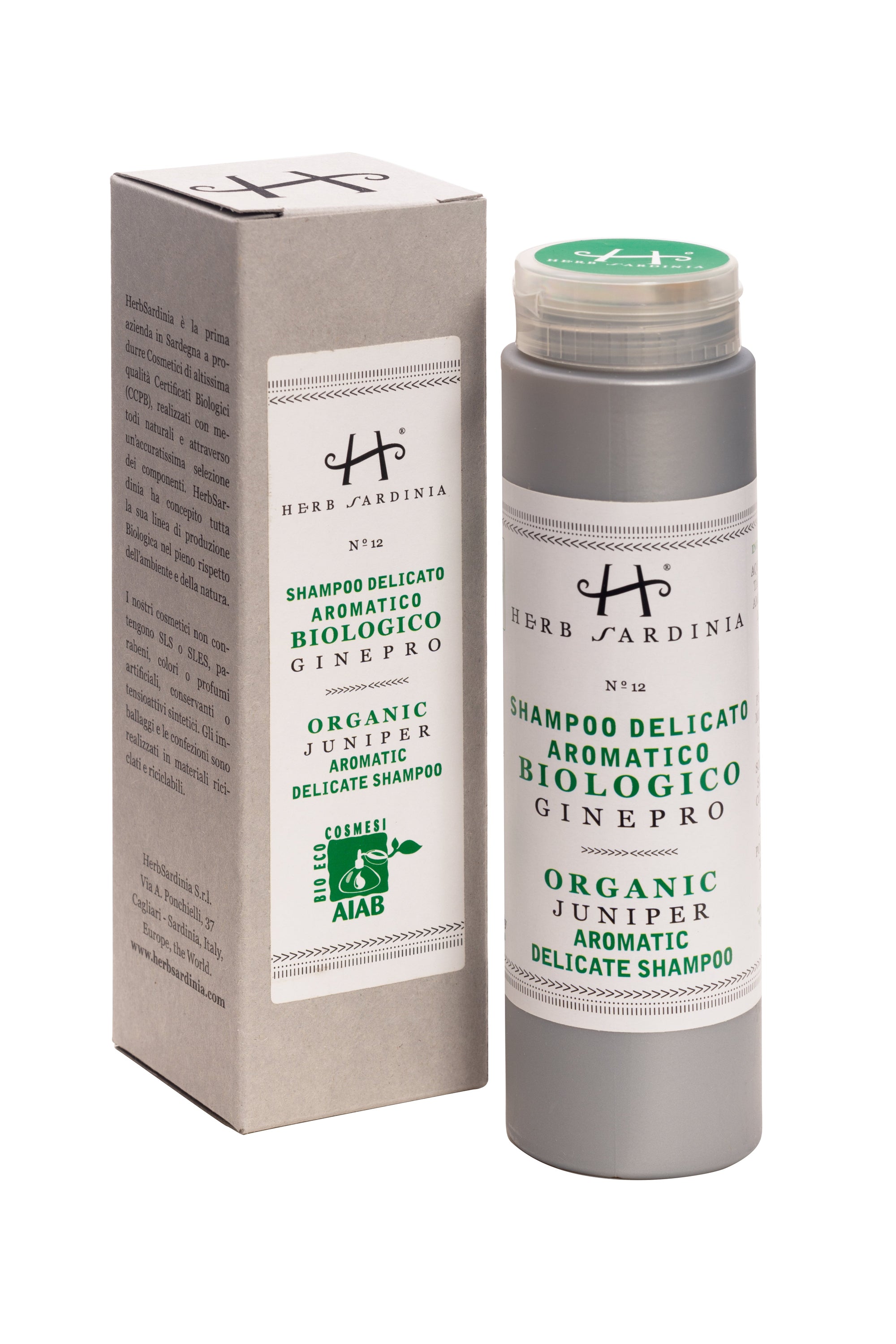 HerbSardinia Organic Juniper Delicate Shampoo 200 ml